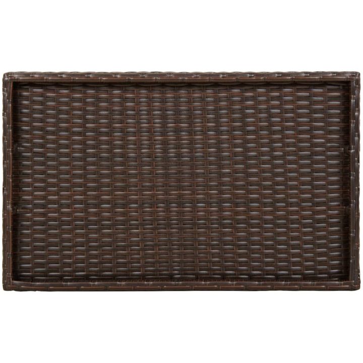 Hopfällbart brickbord brun 65x40x75 cm konstrotting vidaXL – bild 8