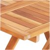 Hopfällbart cafébord 60x60x65 cm massiv teak vidaXL – miniatyr 6