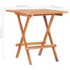Hopfällbart cafébord 60x60x65 cm massiv teak vidaXL – miniatyr 7