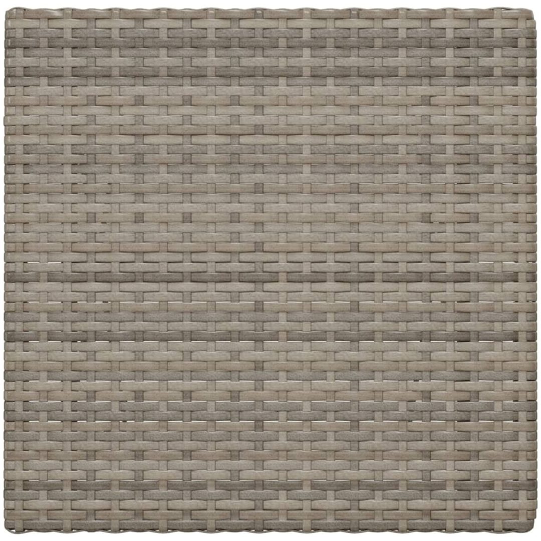 Hopfällbart cafébord grå 55x54x71 cm konstrotting vidaXL – bild 5