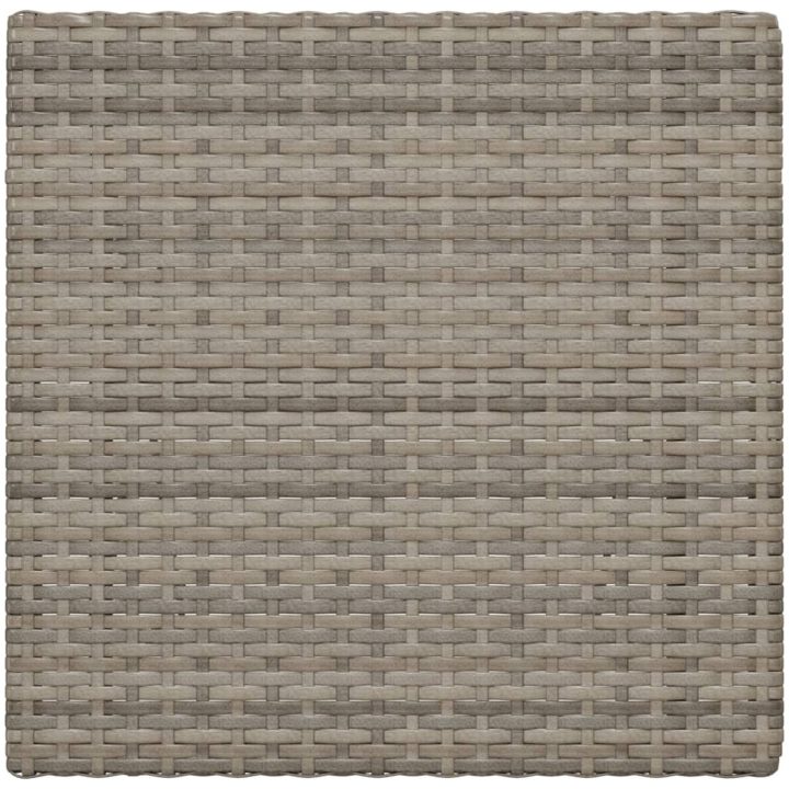 Hopfällbart cafébord grå 55x54x71 cm konstrotting vidaXL – bild 5