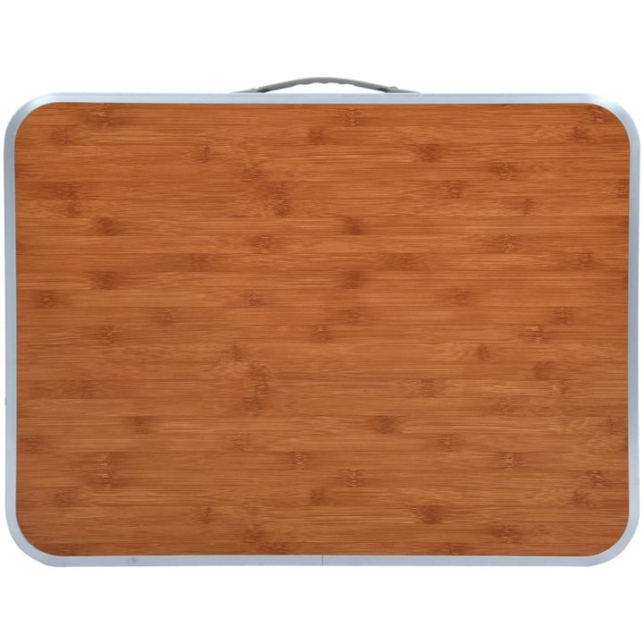 Hopfällbart campingbord aluminium 60x45 cm vidaXL – bild 4