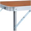 Hopfällbart campingbord aluminium vidaXL 120 x 60 cm – miniatyr 7