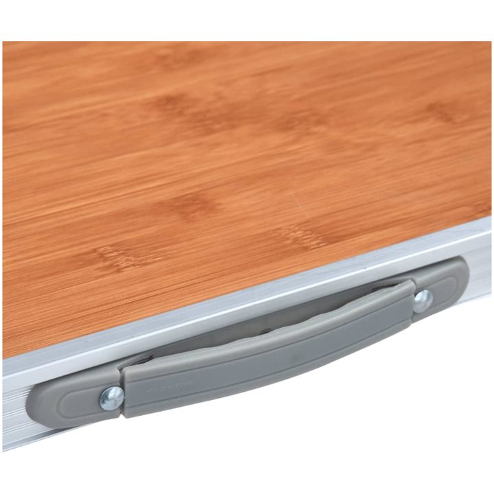 Hopfällbart campingbord aluminium vidaXL 120 x 60 cm – bild 8