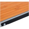 Hopfällbart campingbord brun aluminium 60x40 cm vidaXL – miniatyr 6