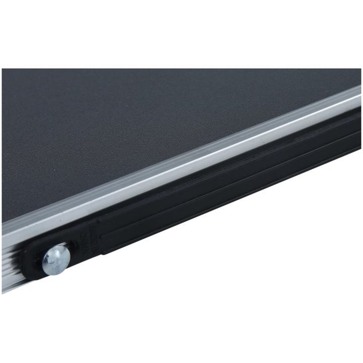Hopfällbart campingbord grå aluminium 60x40 cm vidaXL – bild 6