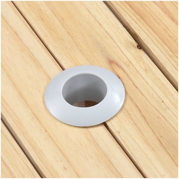 Hopfällbart campingbord med 4 sitsar stål aluminium vidaXL – bild 9