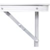 Hopfällbart campingbord med justerbar höjd Aluminium vidaXL 180 x 60 cm – miniatyr 3