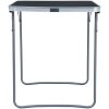Hopfällbart campingbord med metallram 80x60 cm grå vidaXL – miniatyr 3