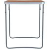 Hopfällbart campingbord med metallram 80x60 cm vidaXL – miniatyr 4