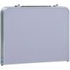 Hopfällbart campingbord vit aluminium 60x40 cm vidaXL – miniatyr 4