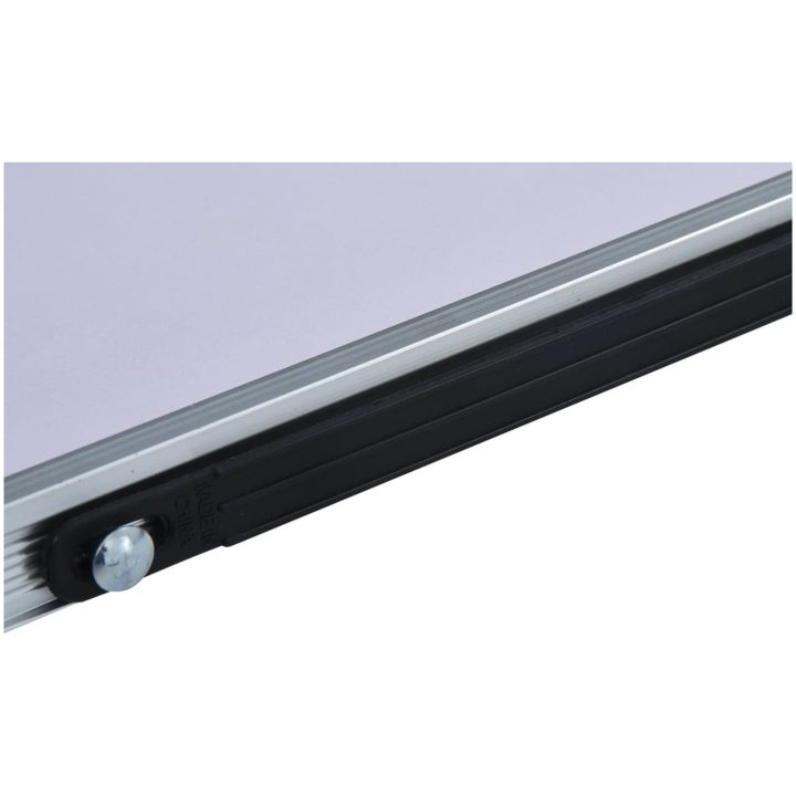Hopfällbart campingbord vit aluminium 60x40 cm vidaXL – bild 6