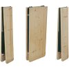 Hopfällbart ölbord med 2 bänkar 220 cm granträ vidaXL – miniatyr 5