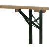 Hopfällbart ölbord med 2 bänkar 220 cm granträ vidaXL – miniatyr 6