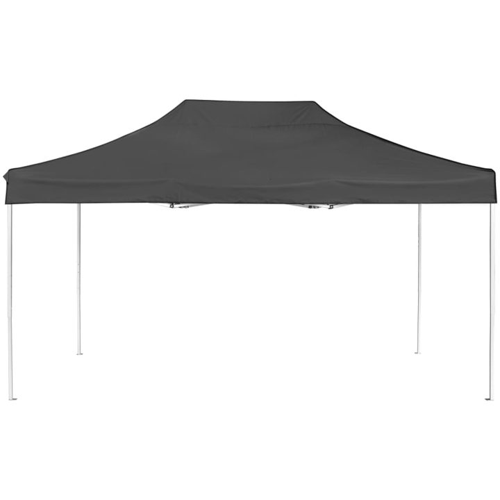 Hopfällbart partytält aluminium antracit vidaXL 4.5 x 3 m – bild 3