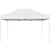 Hopfällbart partytält aluminium vit vidaXL 4.5 x 3 m – miniatyr 2