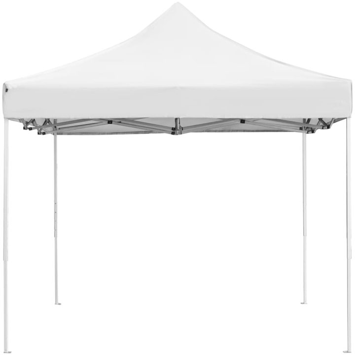 Hopfällbart partytält aluminium vit vidaXL 4.5 x 3 m – bild 4