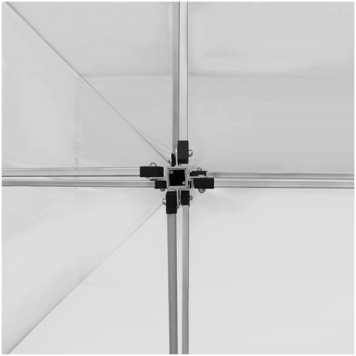 Hopfällbart partytält aluminium vit vidaXL 4.5 x 3 m – bild 6