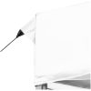 Hopfällbart partytält aluminium vit vidaXL 6 x 3 m – miniatyr 5