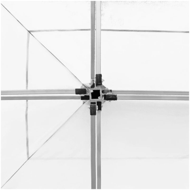Hopfällbart partytält aluminium vit vidaXL 6 x 3 m – bild 6