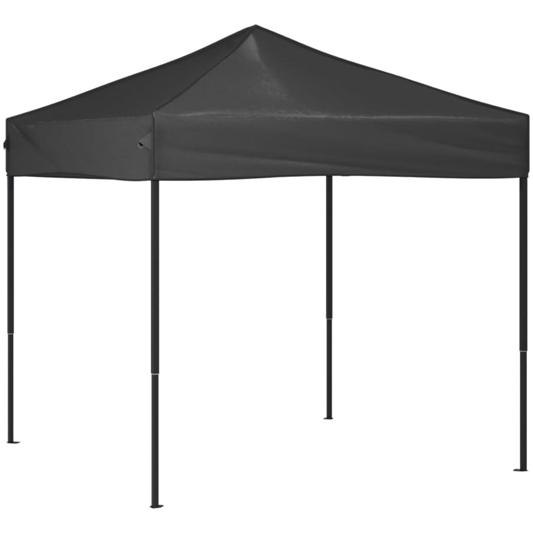 Hopfällbart partytält antracit vidaXL 2 x 2 m – bild 2