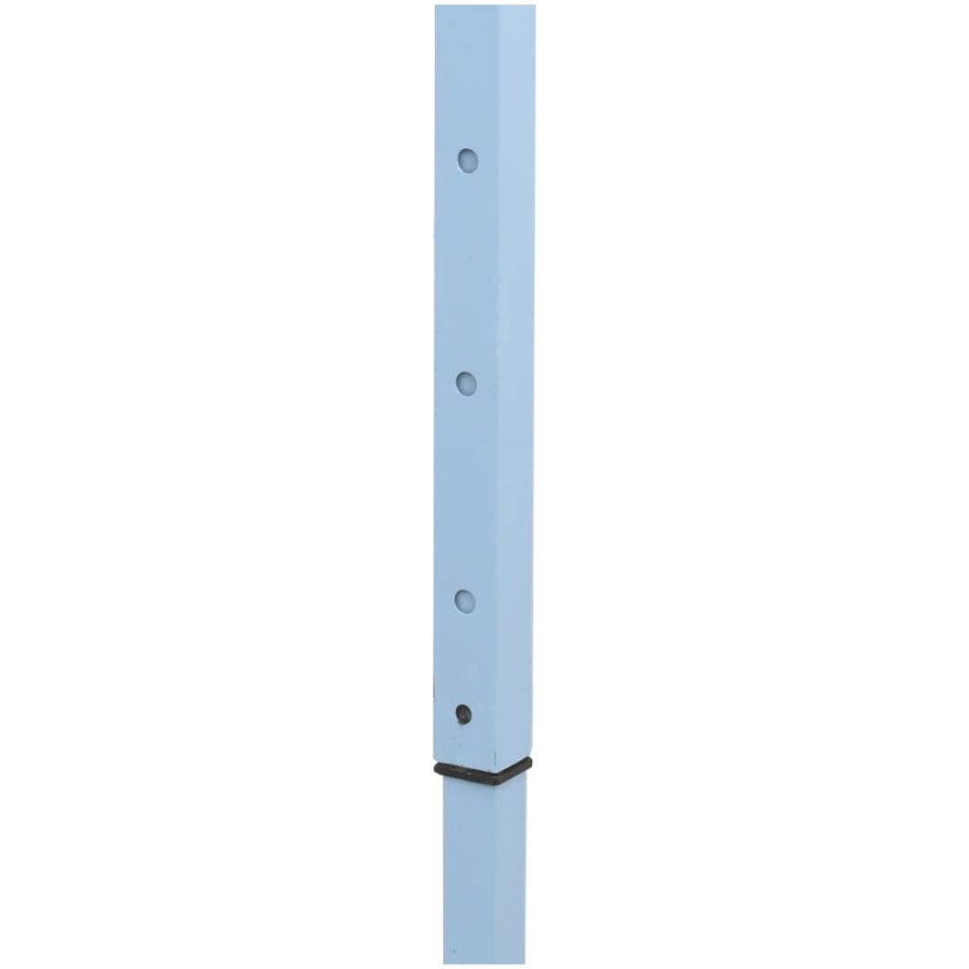 Hopfällbart partytält med 4 sidoväggar 2x2 m stål gräddvit vidaXL – bild 8