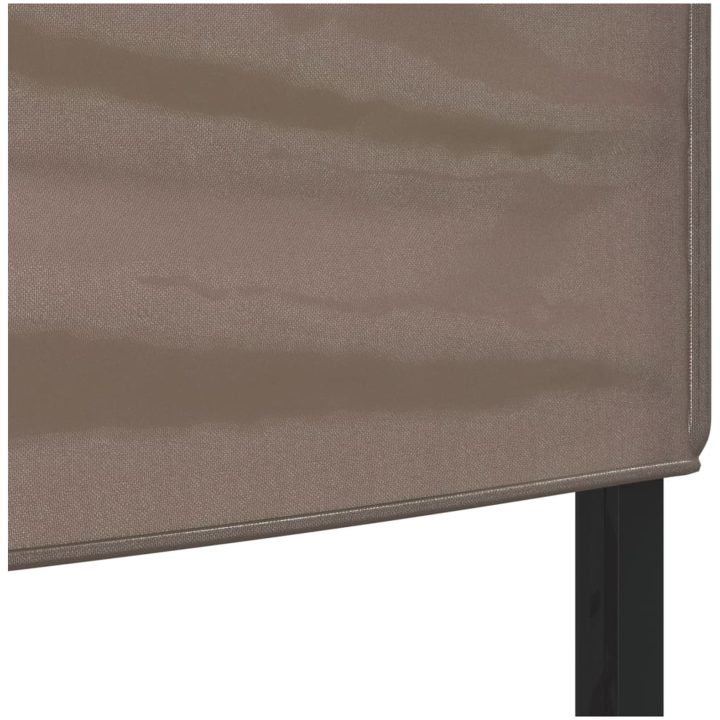 Hopfällbart partytält taupe vidaXL 3 x 3 m – bild 4