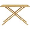 Hopfällbart trädgårdsbord 110x55x75 cm bambu vidaXL – miniatyr 4