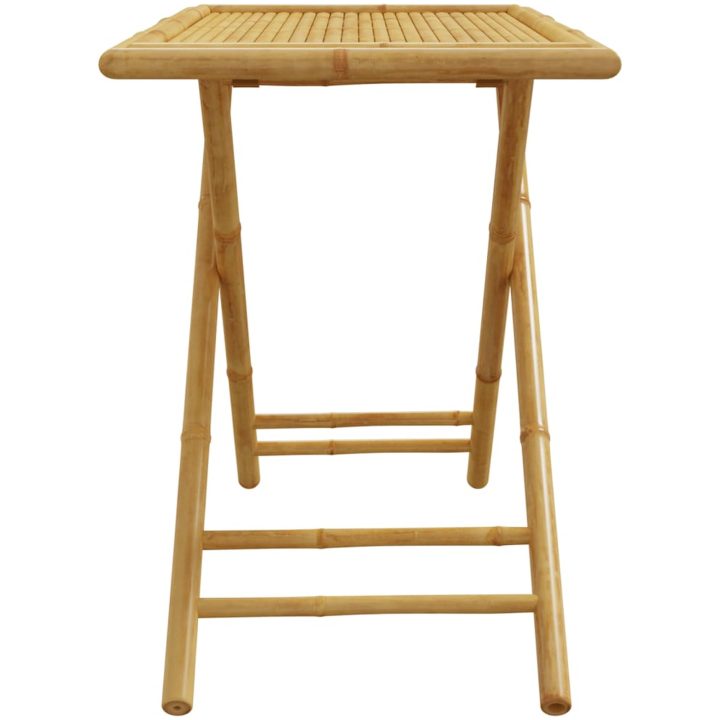 Hopfällbart trädgårdsbord 110x55x75 cm bambu vidaXL – bild 5