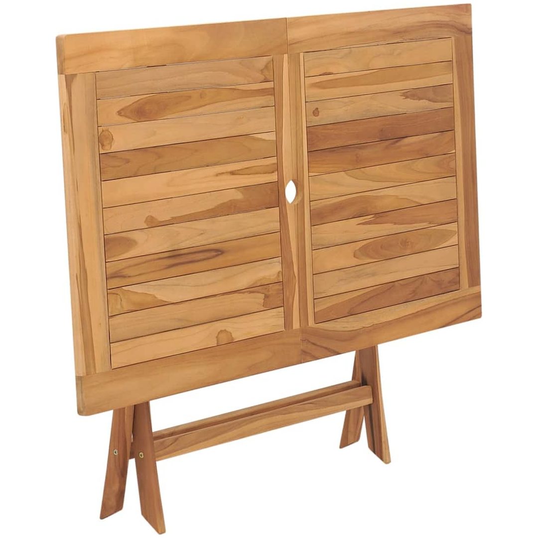 Hopfällbart trädgårdsbord 120x70x75 cm massivt teakträ vidaXL – bild 4