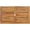 Hopfällbart trädgårdsbord 120x70x75 cm massivt teakträ vidaXL – miniatyr 5
