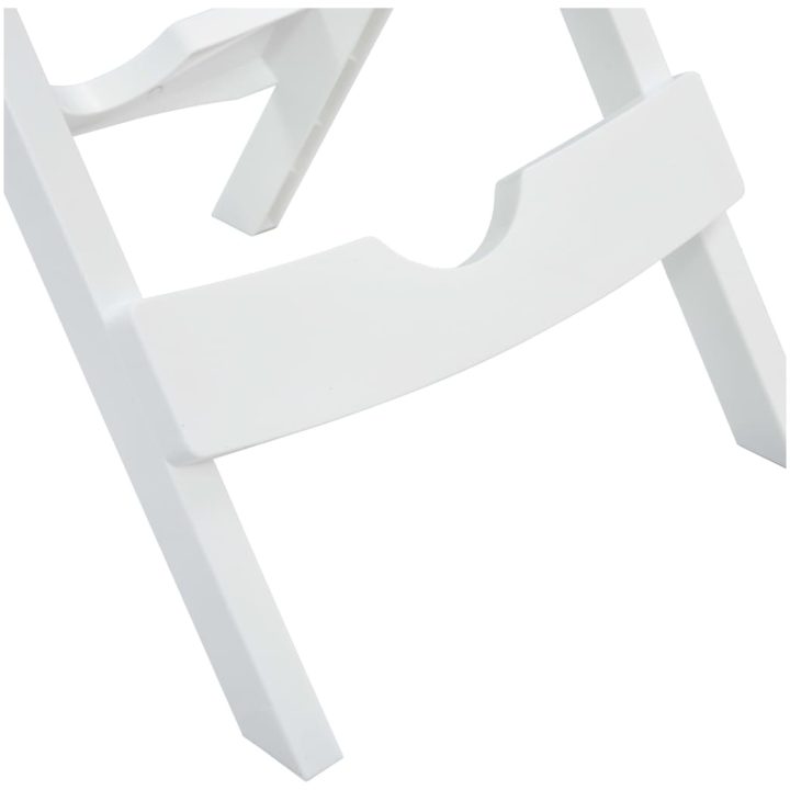 Hopfällbart trädgårdsbord 44,5x38,5x50 cm vit vidaXL – bild 6