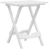 Hopfällbart trädgårdsbord 44,5x38,5x50 cm vit vidaXL – miniatyr 1