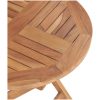 Hopfällbart trädgårdsbord 45 cm massiv teak vidaXL – miniatyr 6