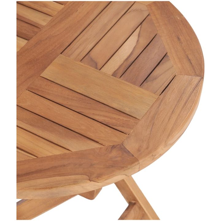 Hopfällbart trädgårdsbord 45 cm massiv teak vidaXL – bild 6