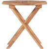 Hopfällbart trädgårdsbord 45x45x45 cm massiv teak vidaXL – miniatyr 2