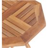 Hopfällbart trädgårdsbord 45x45x45 cm massiv teak vidaXL – miniatyr 6