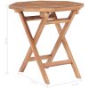 Hopfällbart trädgårdsbord 45x45x45 cm massiv teak vidaXL – miniatyr 7