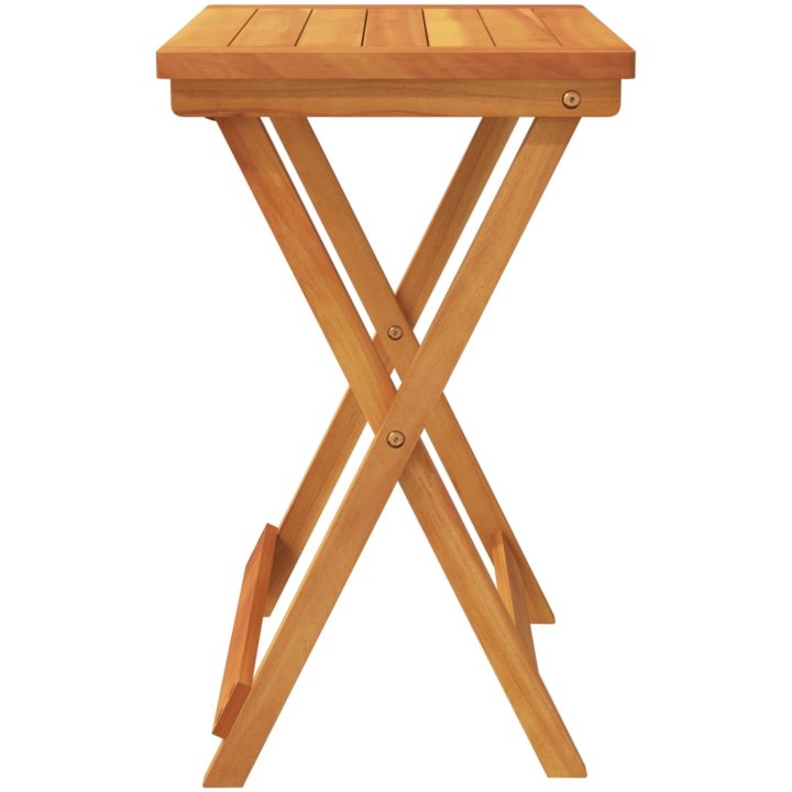 Hopfällbart trädgårdsbord 50x36x60 cm massivt akaciaträ vidaXL – bild 5
