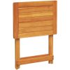Hopfällbart trädgårdsbord 50x36x60 cm massivt akaciaträ vidaXL – miniatyr 7