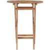 Hopfällbart trädgårdsbord 60 cm massivt teakträ vidaXL – miniatyr 3