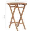 Hopfällbart trädgårdsbord 60 cm massivt teakträ vidaXL – miniatyr 7