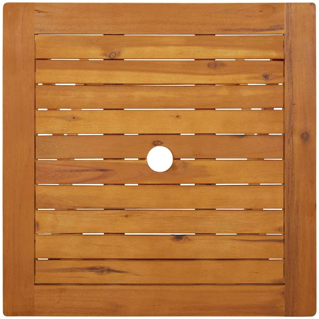 Hopfällbart trädgårdsbord 60x60x75 cm massivt akaciaträ vidaXL – bild 7