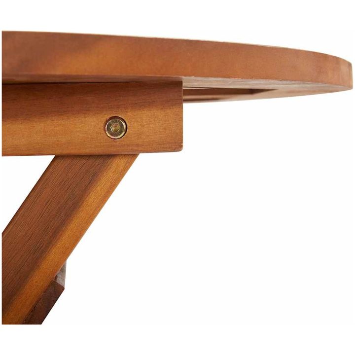 Hopfällbart trädgårdsbord 60x75 cm massivt akaciaträ vidaXL – bild 11