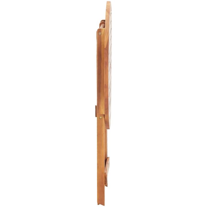 Hopfällbart trädgårdsbord 60x75 cm massivt akaciaträ vidaXL – bild 7