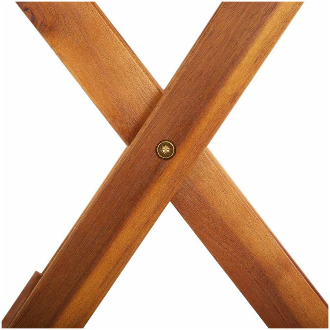 Hopfällbart trädgårdsbord 60x75 cm massivt akaciaträ vidaXL – bild 10