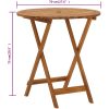 Hopfällbart trädgårdsbord 70 cm massivt akaciaträ vidaXL – miniatyr 10