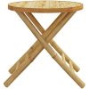 Hopfällbart trädgårdsbord bambu vidaXL 45 x 45 cm – miniatyr 5