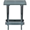 Hopfällbart trädgårdsbord grön 45x43x50 cm plast vidaXL – miniatyr 2