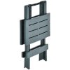 Hopfällbart trädgårdsbord grön 45x43x50 cm plast vidaXL – miniatyr 4
